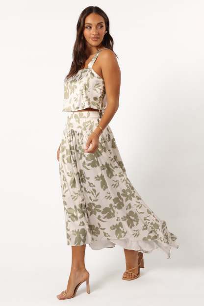 Lulu Set - Sage Floral-Sunny Prom