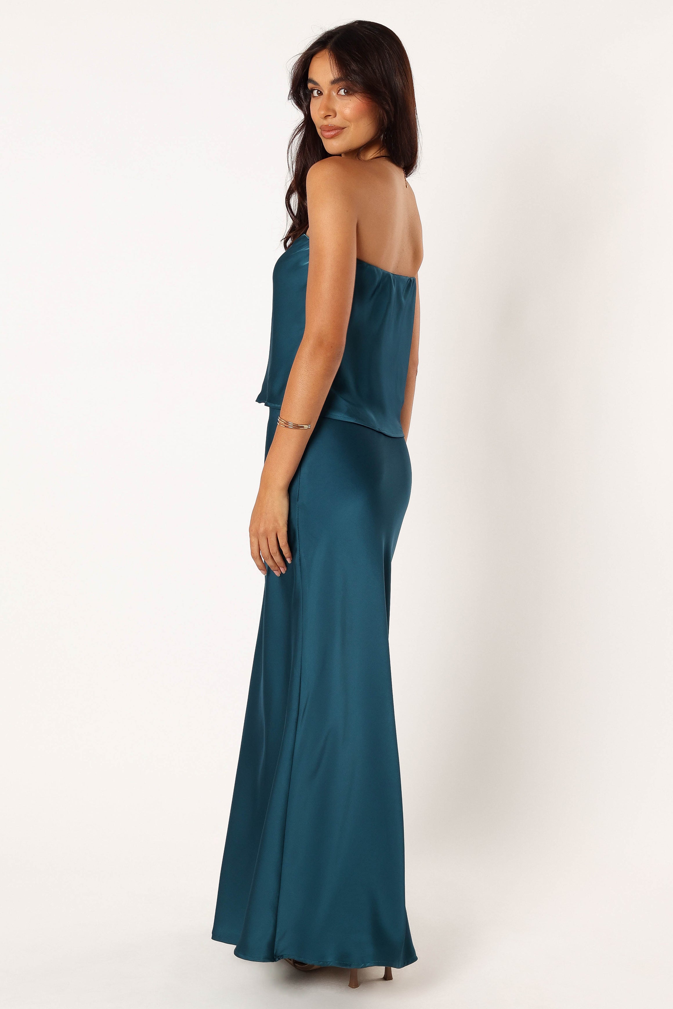 Michaela Two Piece Set - Teal-Sunny Prom