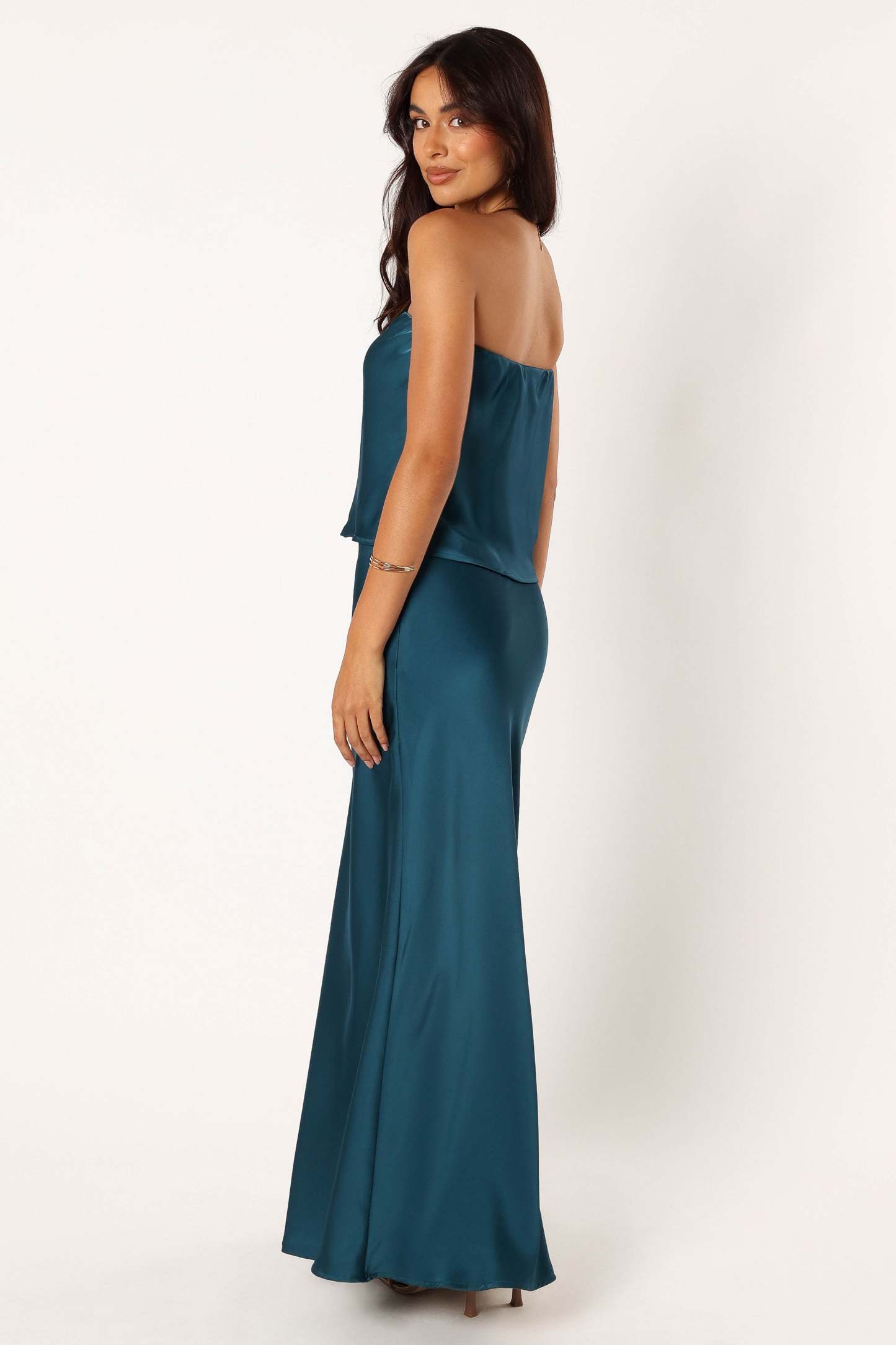 Michaela Two Piece Set - Teal-Sunny Prom