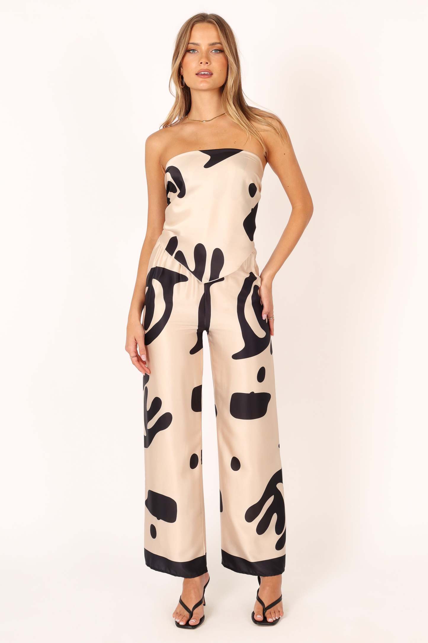 Milla Set - Cream Black-Sunny Prom