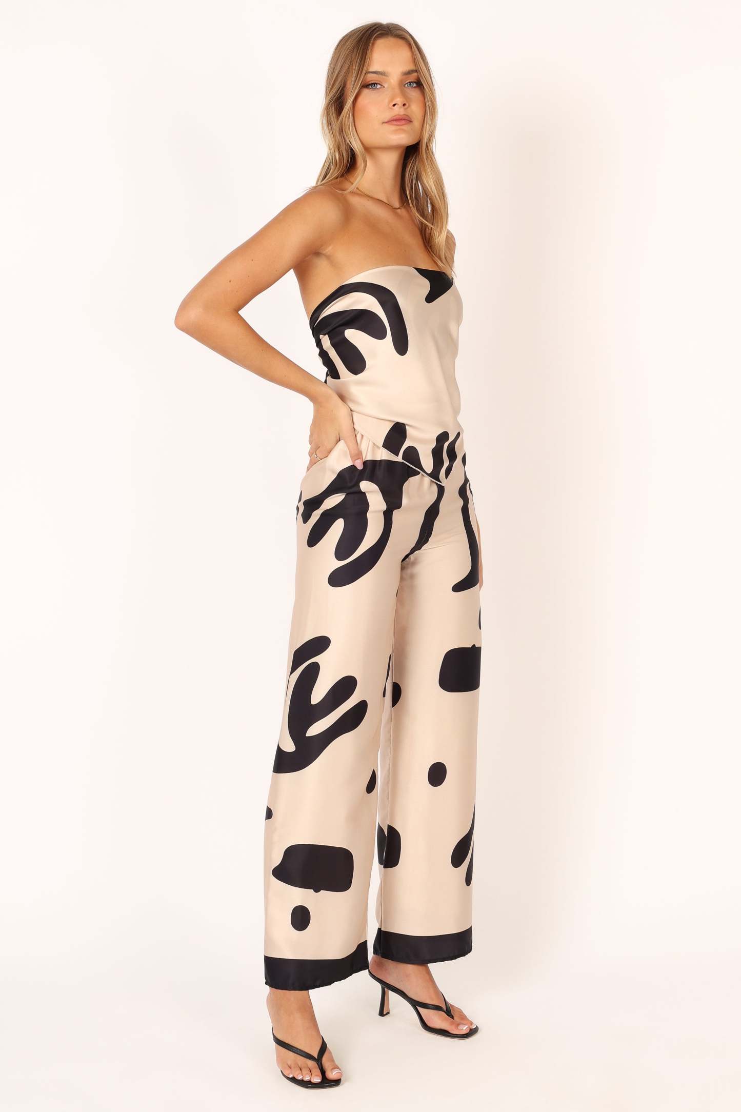 Milla Set - Cream Black-Sunny Prom