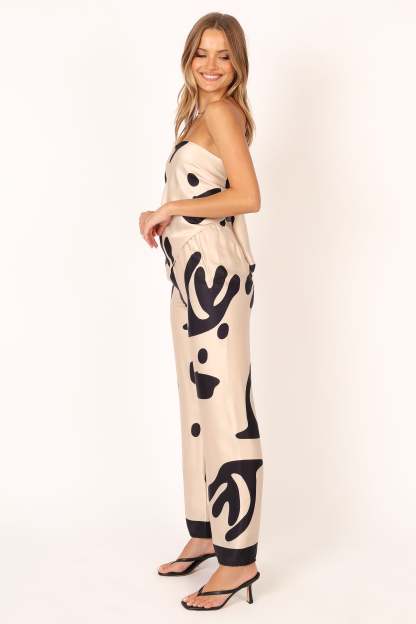 Milla Set - Cream Black-Sunny Prom