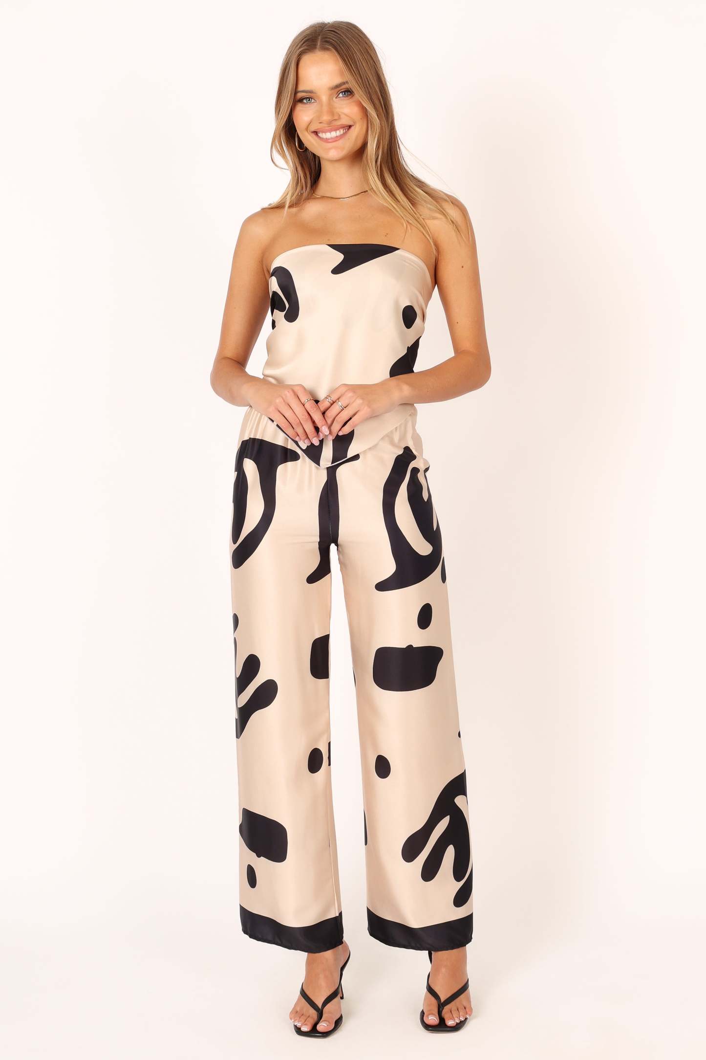 Milla Set - Cream Black-Sunny Prom
