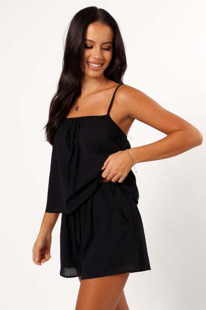 Robinson Short Set - Black-Sunny Prom