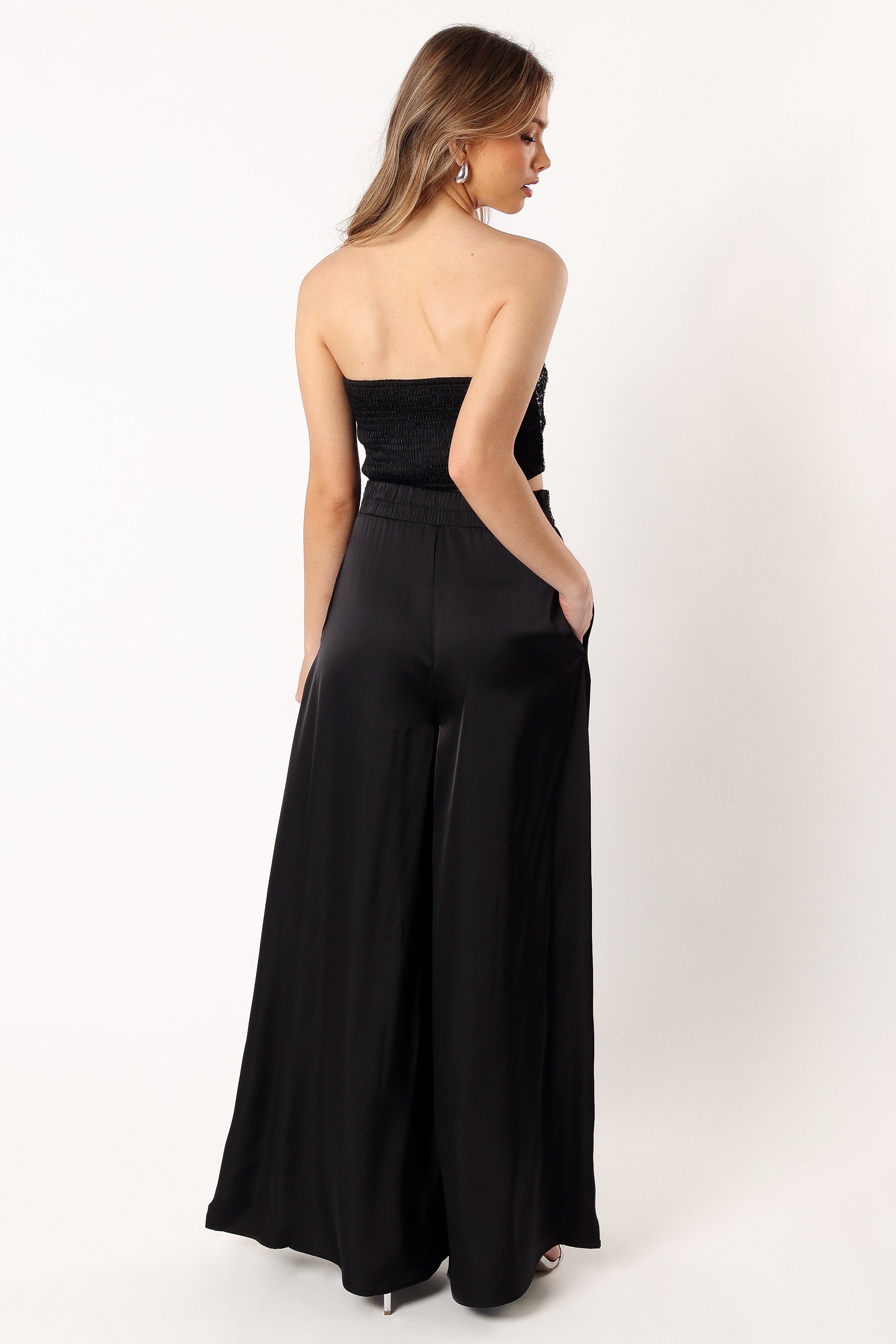 Sallyanne Two Piece Set - Black-Sunny Prom