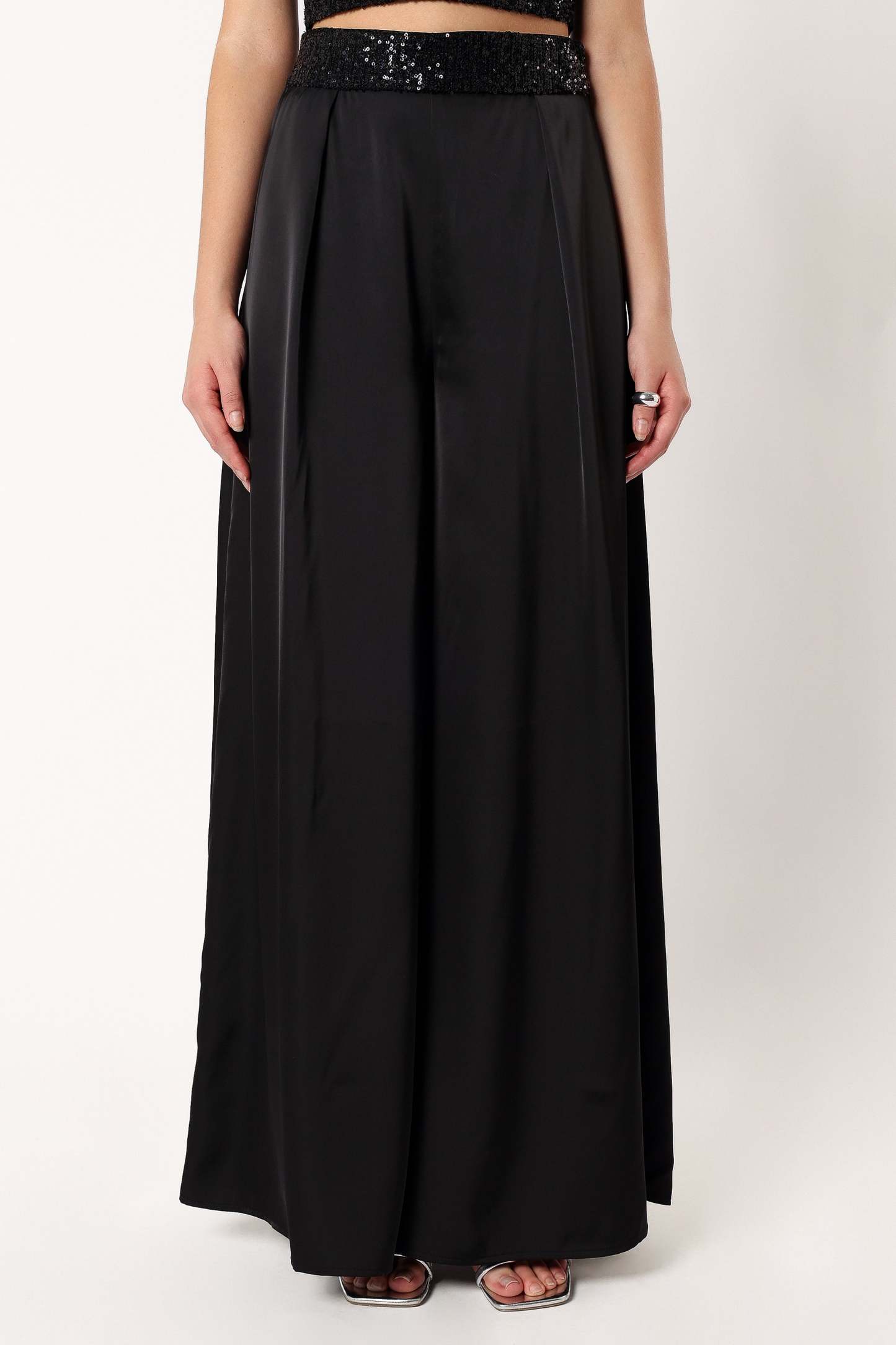 Sallyanne Two Piece Set - Black-Sunny Prom