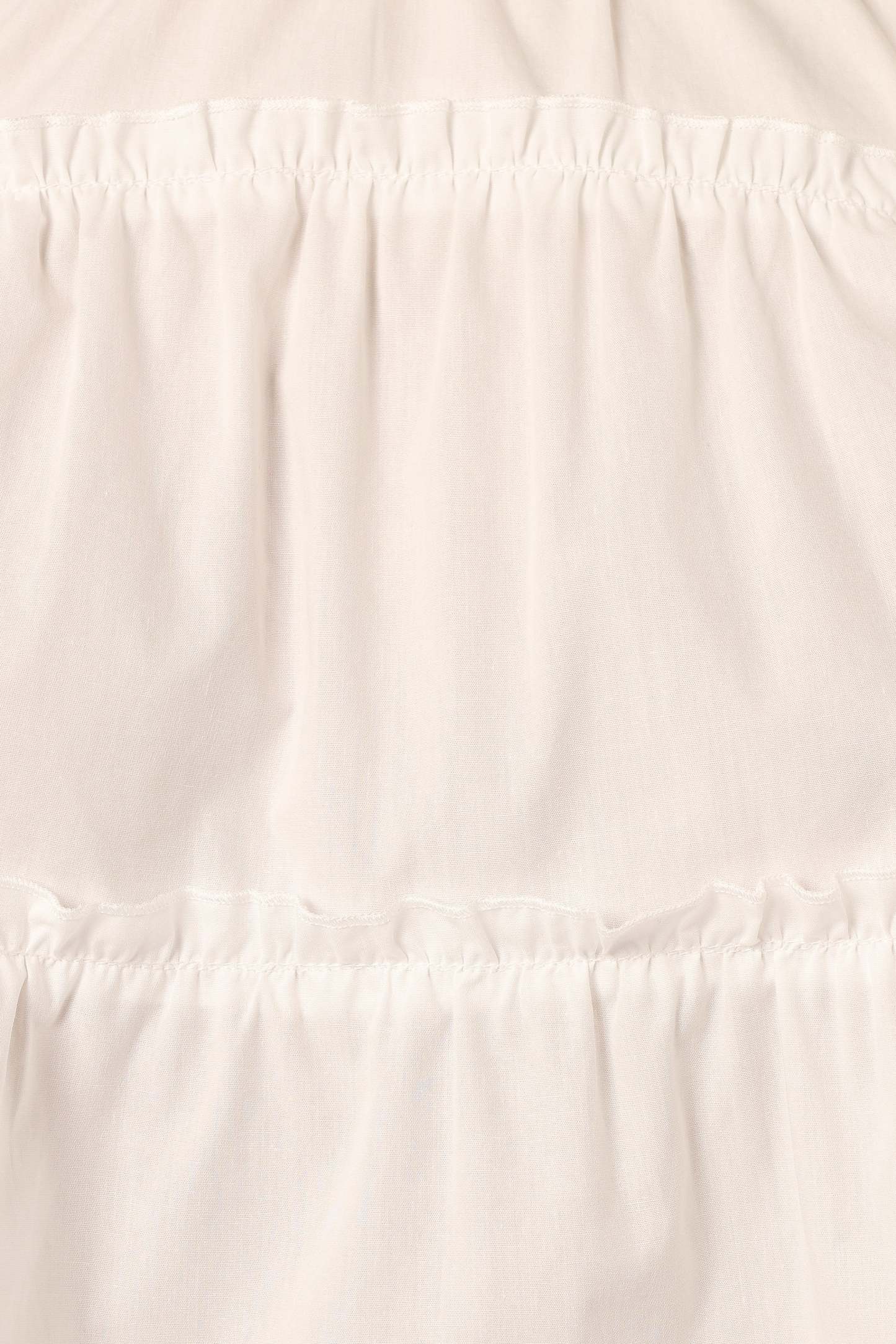 Elaine Ruffle Top - Off White-Sunny Prom