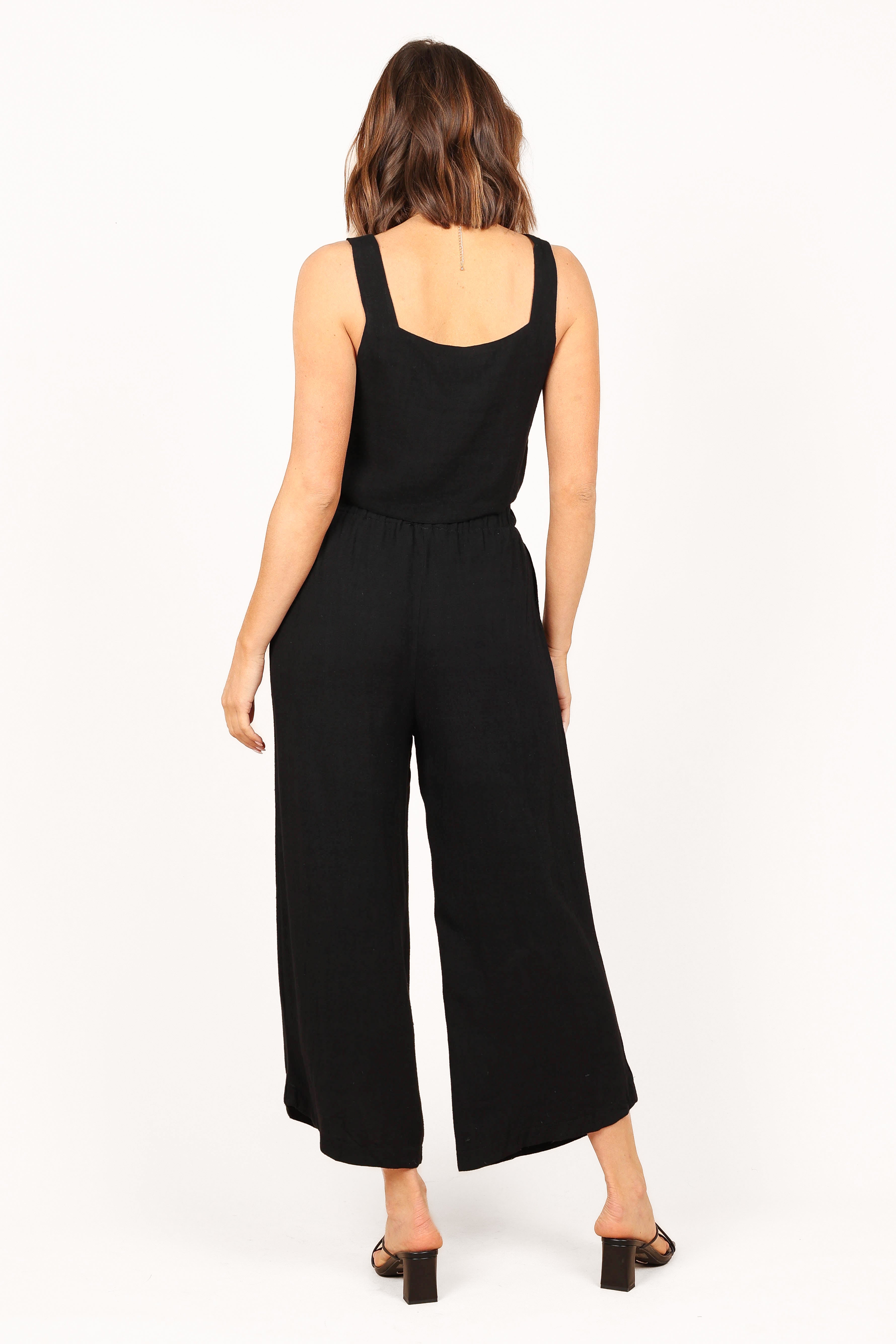Eleanor Cropped Top - Black-Sunny Prom