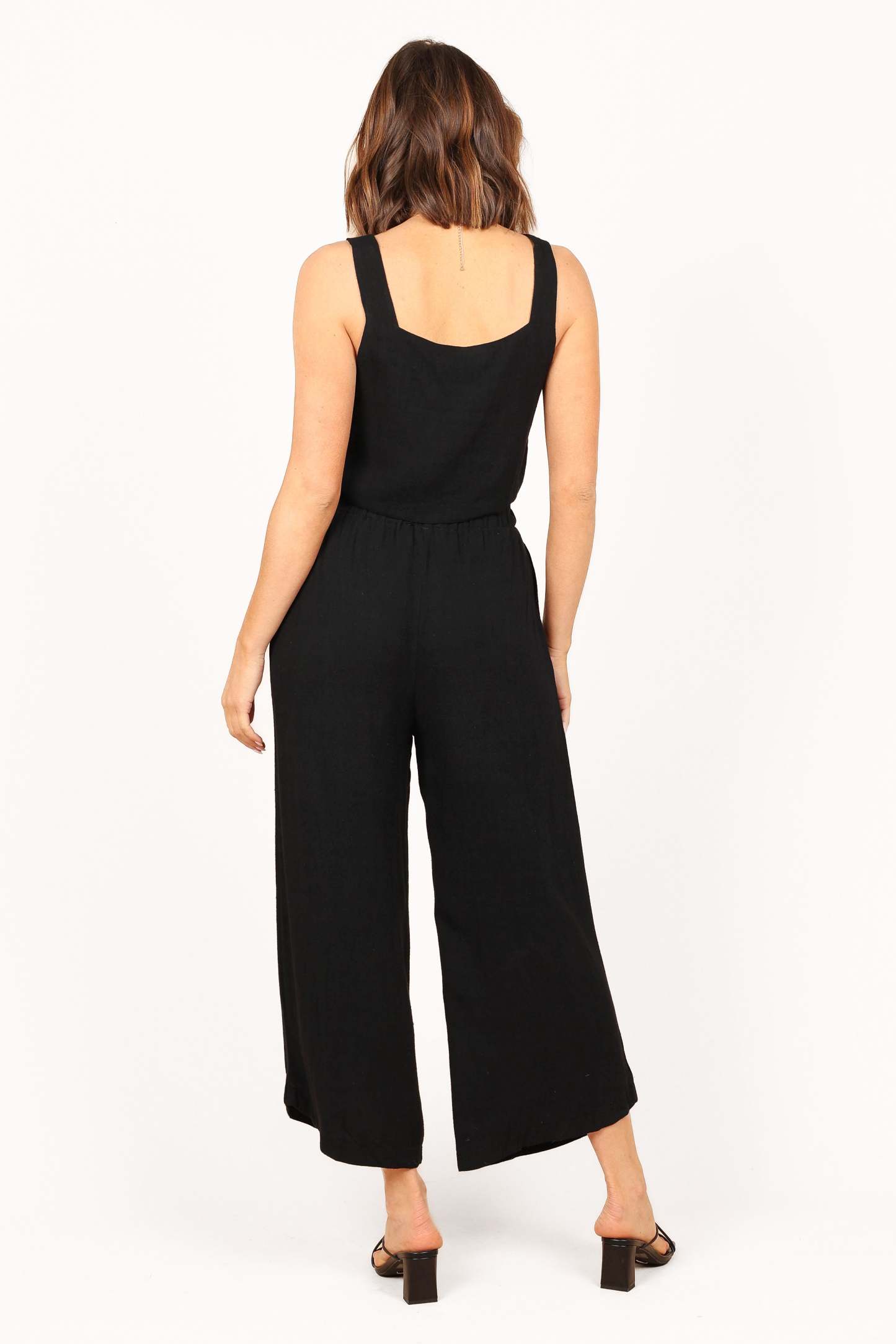 Eleanor Cropped Top - Black-Sunny Prom