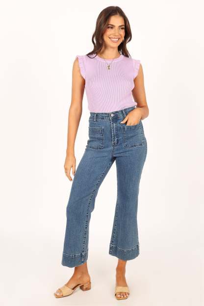 Henderson Knit Top - Lilac-Sunny Prom