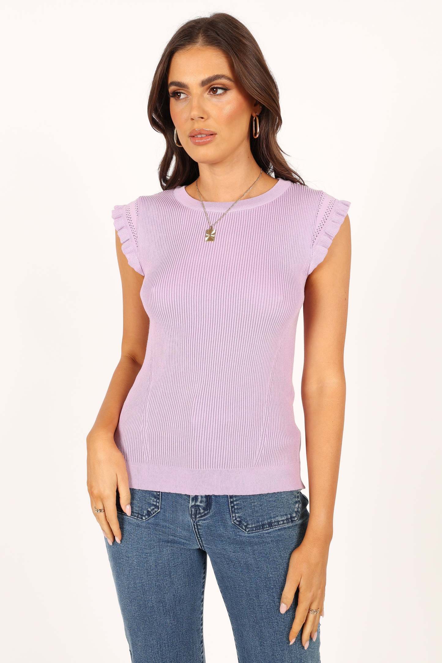 Henderson Knit Top - Lilac-Sunny Prom