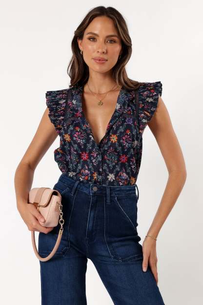 Joelle Top - Navy-Sunny Prom