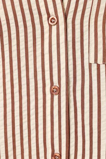 Kennie Top - Brown Stripe-Sunny Prom