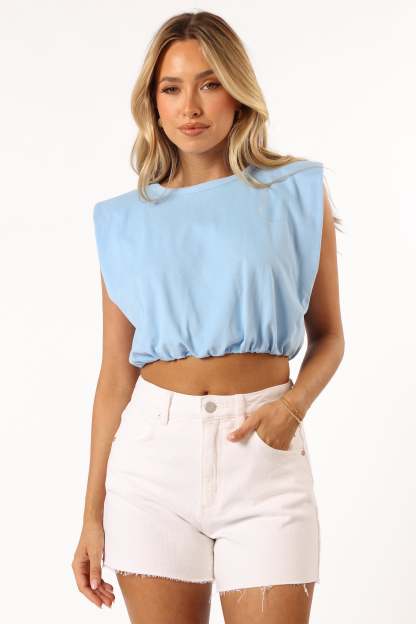 Londyn Top - Blue-Sunny Prom
