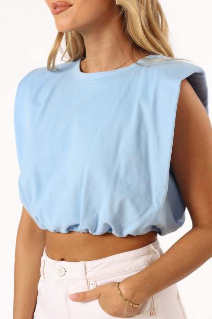 Londyn Top - Blue-Sunny Prom