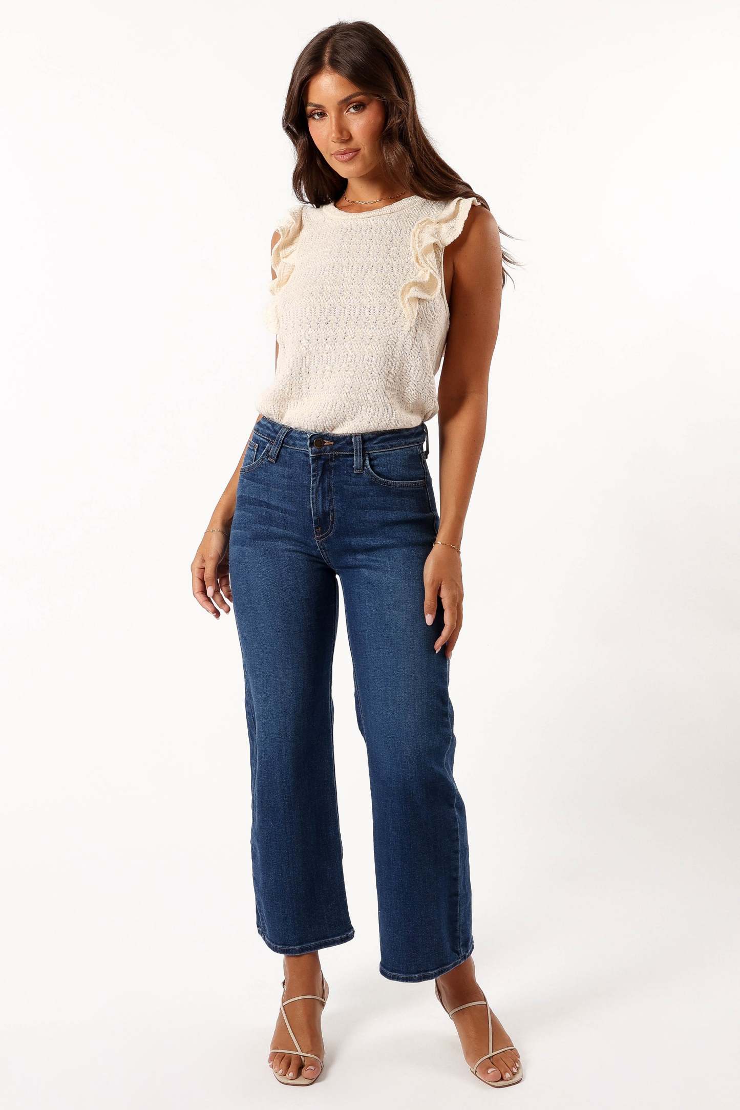 Marlene Knit Top - Ivory-Sunny Prom