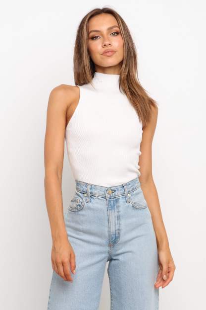 Runie Top - White-Sunny Prom