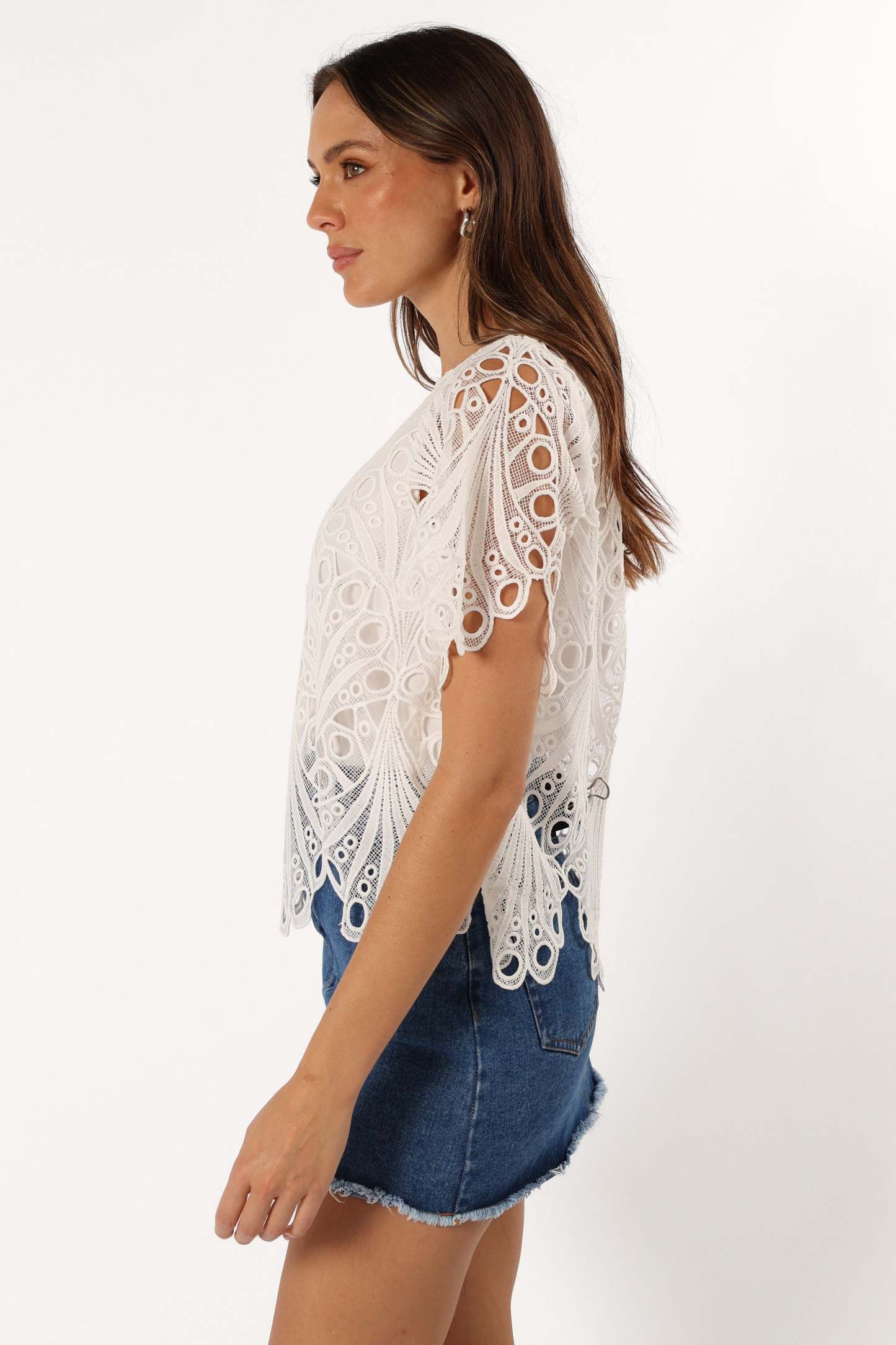 Sabina Top - White-Sunny Prom