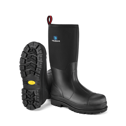 Trudave Men's Waterproof Rubber Hunting Boots with Steel Shank 
