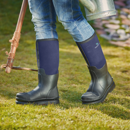 Trudave Men's Waterproof Rubber Hunting Boots with Steel Shank 