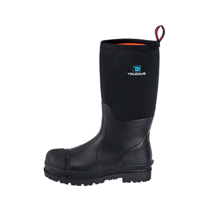 Trudave Men's Waterproof Rubber Hunting Boots with Steel Shank 