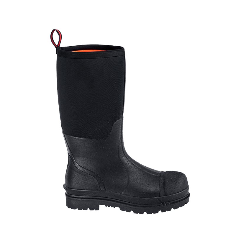 Trudave Men's Waterproof Rubber Hunting Boots with Steel Shank 