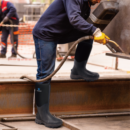 Trudave Waterproof Rubber Boots for Men and Women