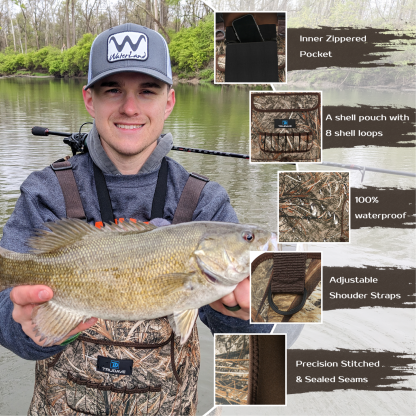 Trudave Reel Reed Chest Waders, Neoprene with 600G Insulation & Camo