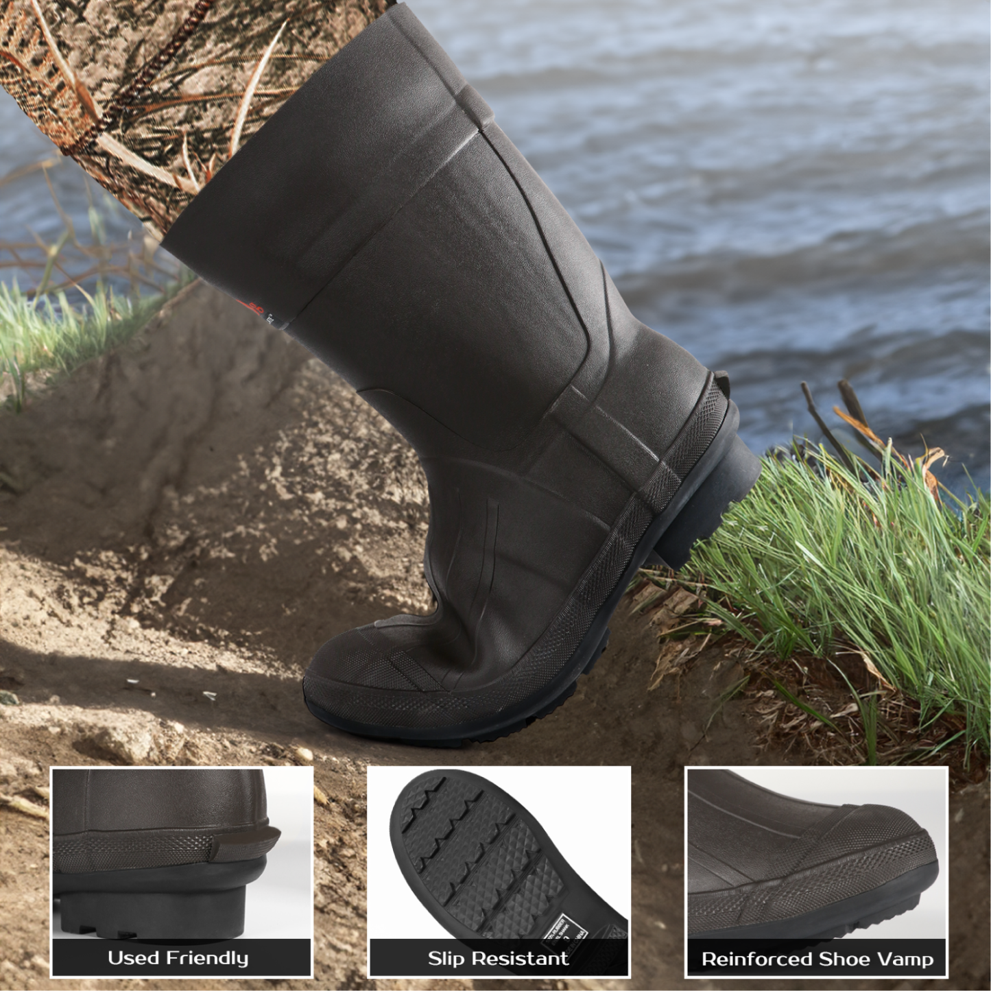 Trudave Reel Reed Chest Waders, Neoprene with 600G Insulation & Camo