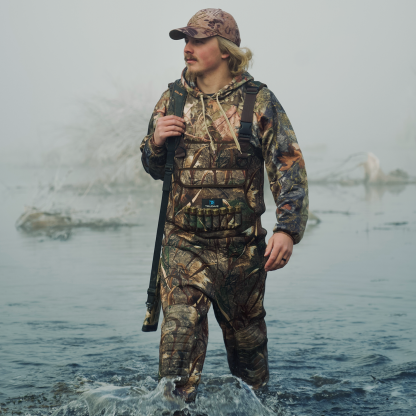 Trudave Reel Reed Chest Waders, Neoprene with 600G Insulation & Camo