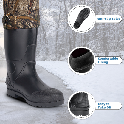 Trudave Real Grass Men's Chest Waders with Boots for Hunting