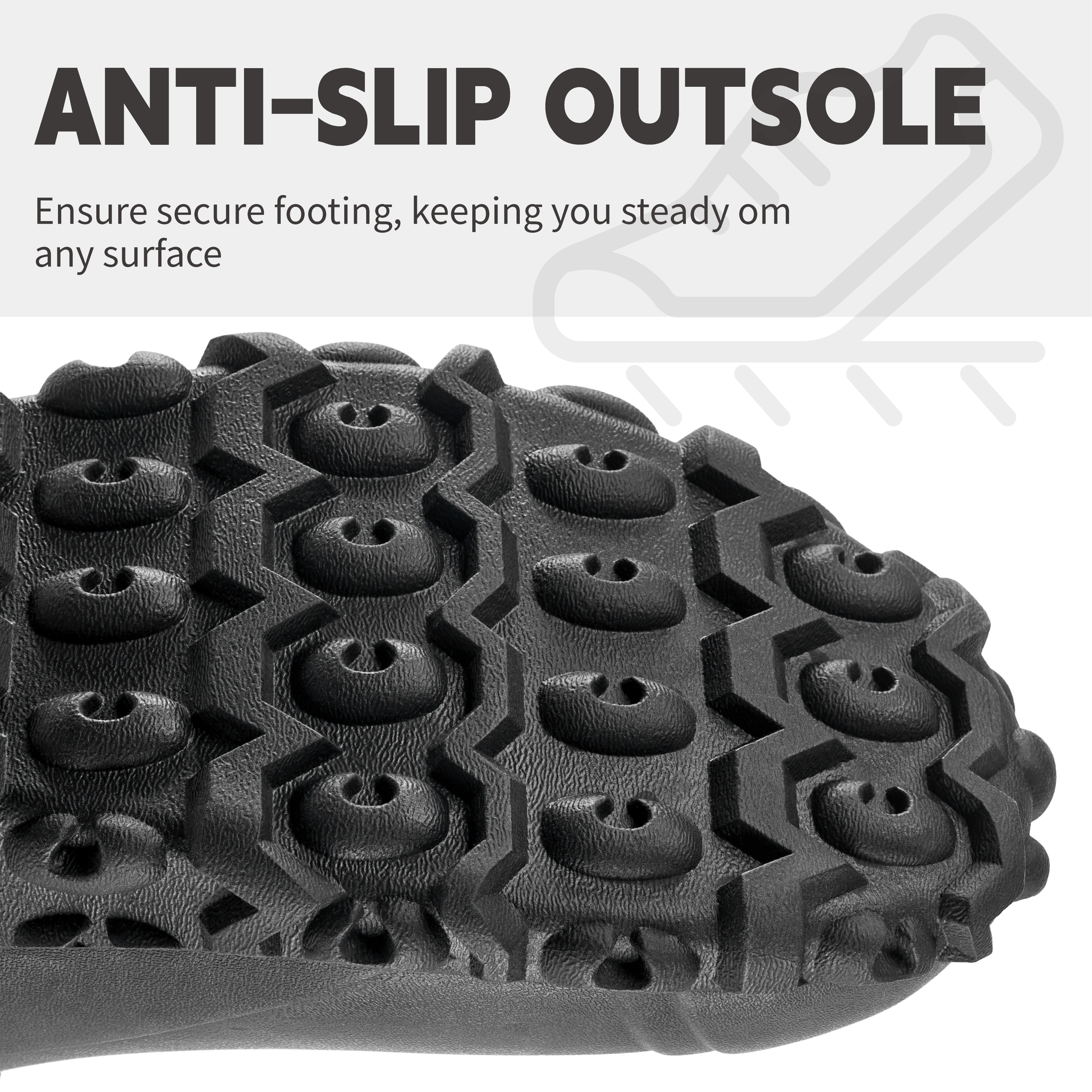 Trudave Rubber Boots for Men with Steel Shank