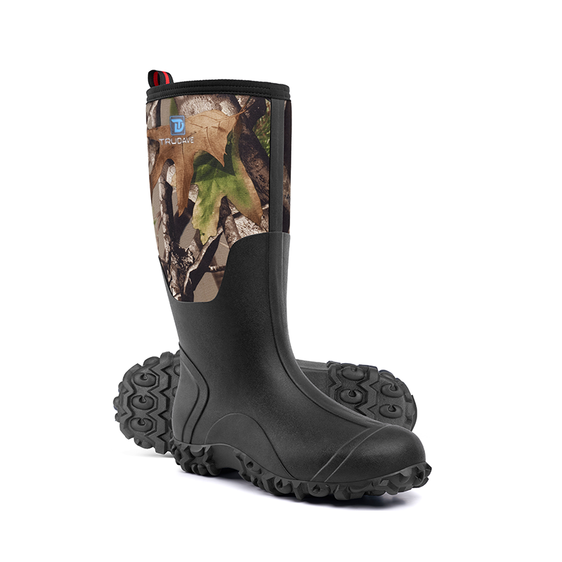 Trudave Rubber Boots for Men with Steel Shank