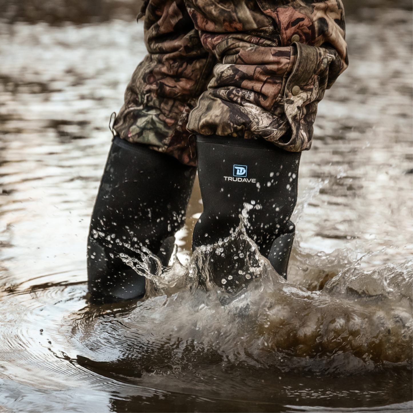 Trudave Rubber Boots for Men with Steel Shank