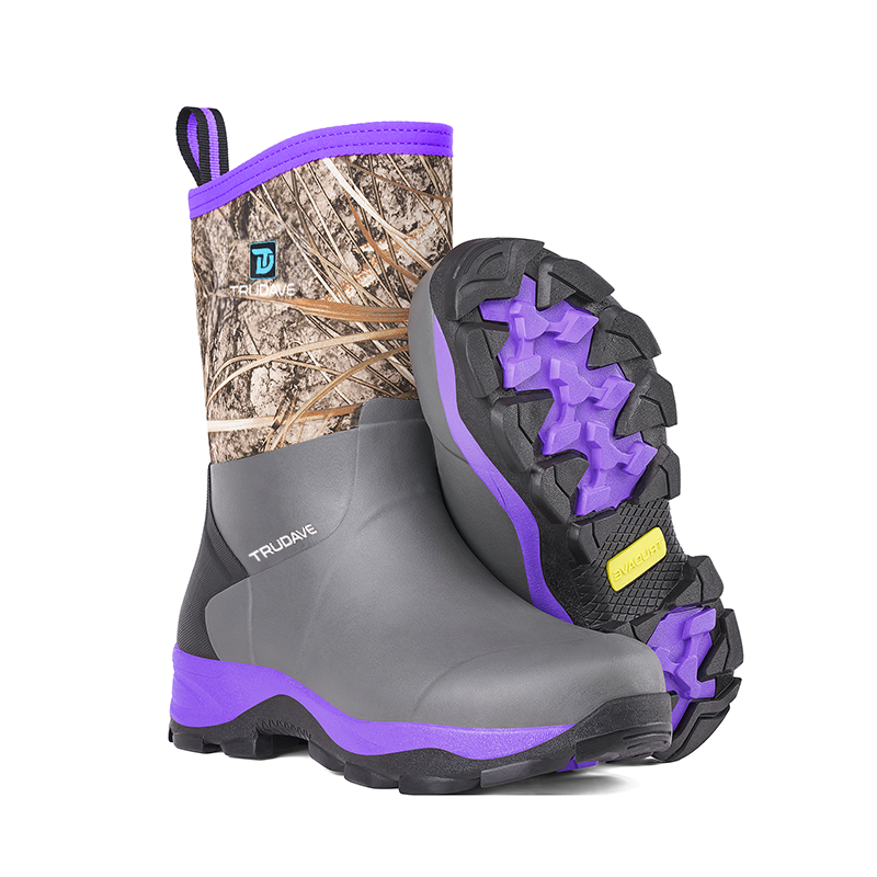  Women's Black Short Rain Boots – Trudave Waterproof & Durable