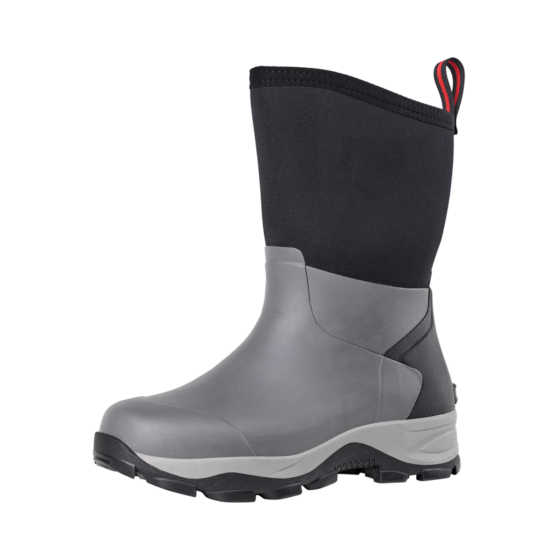 Trudave Women's Black Short Rain Boots