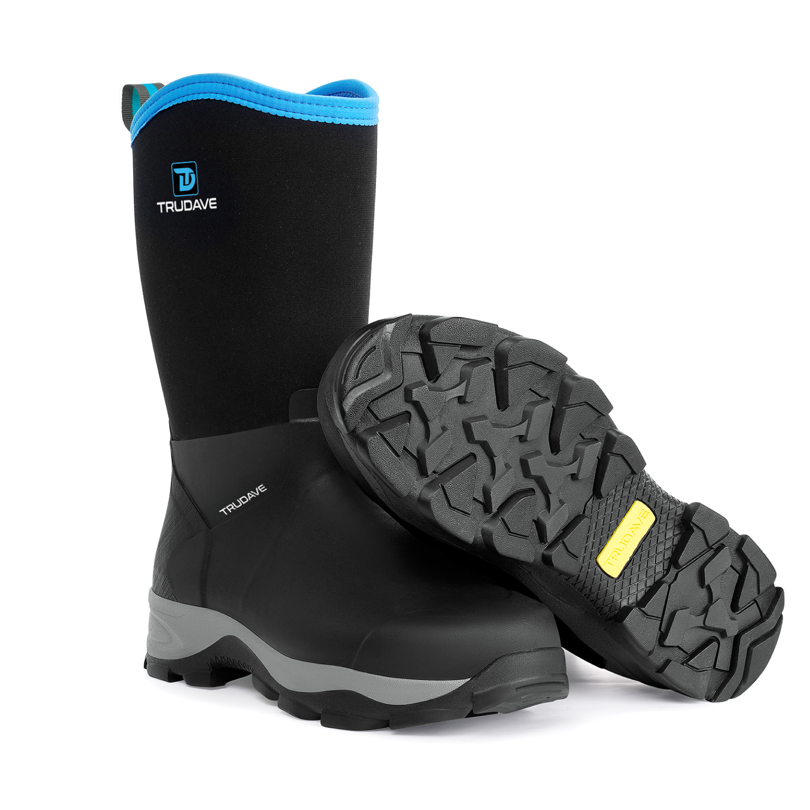 Rubber Boots for Men With Steel Shank