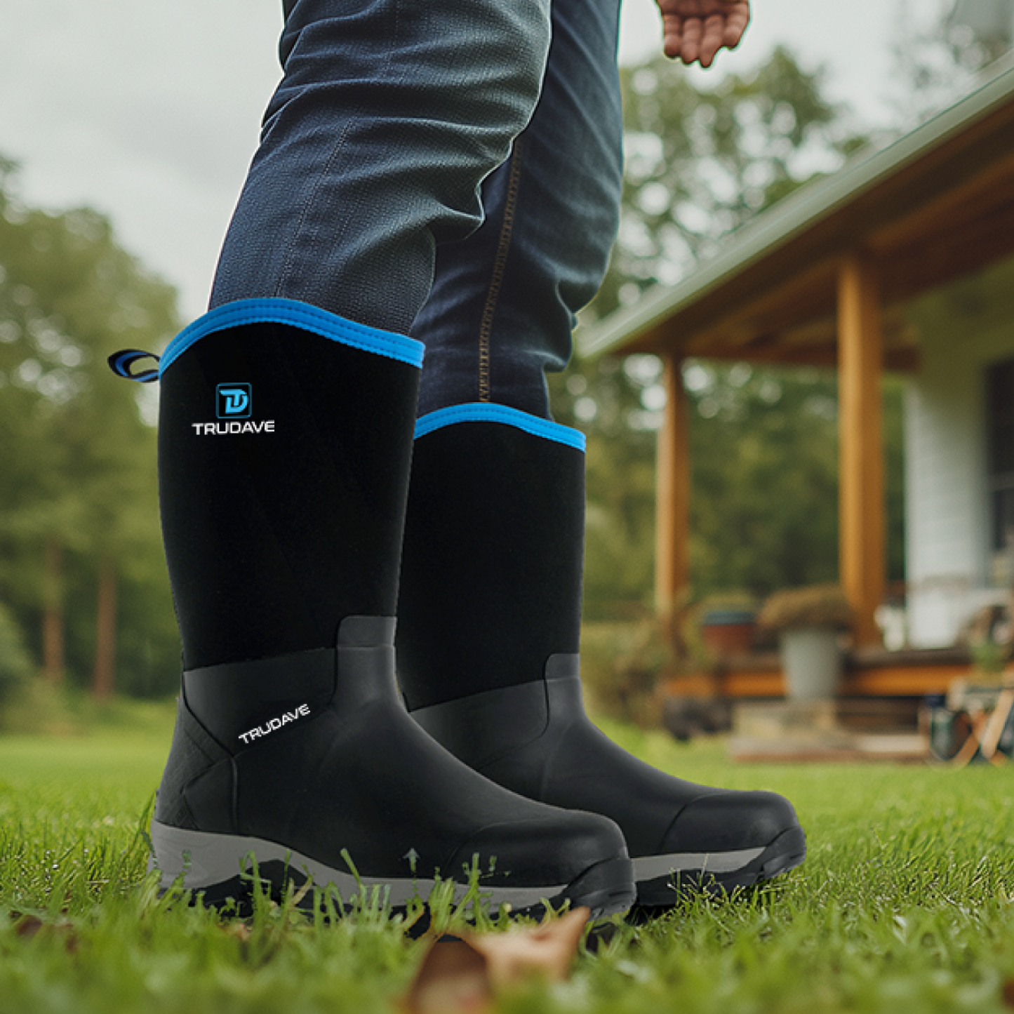 Rubber Boots for Men With Steel Shank