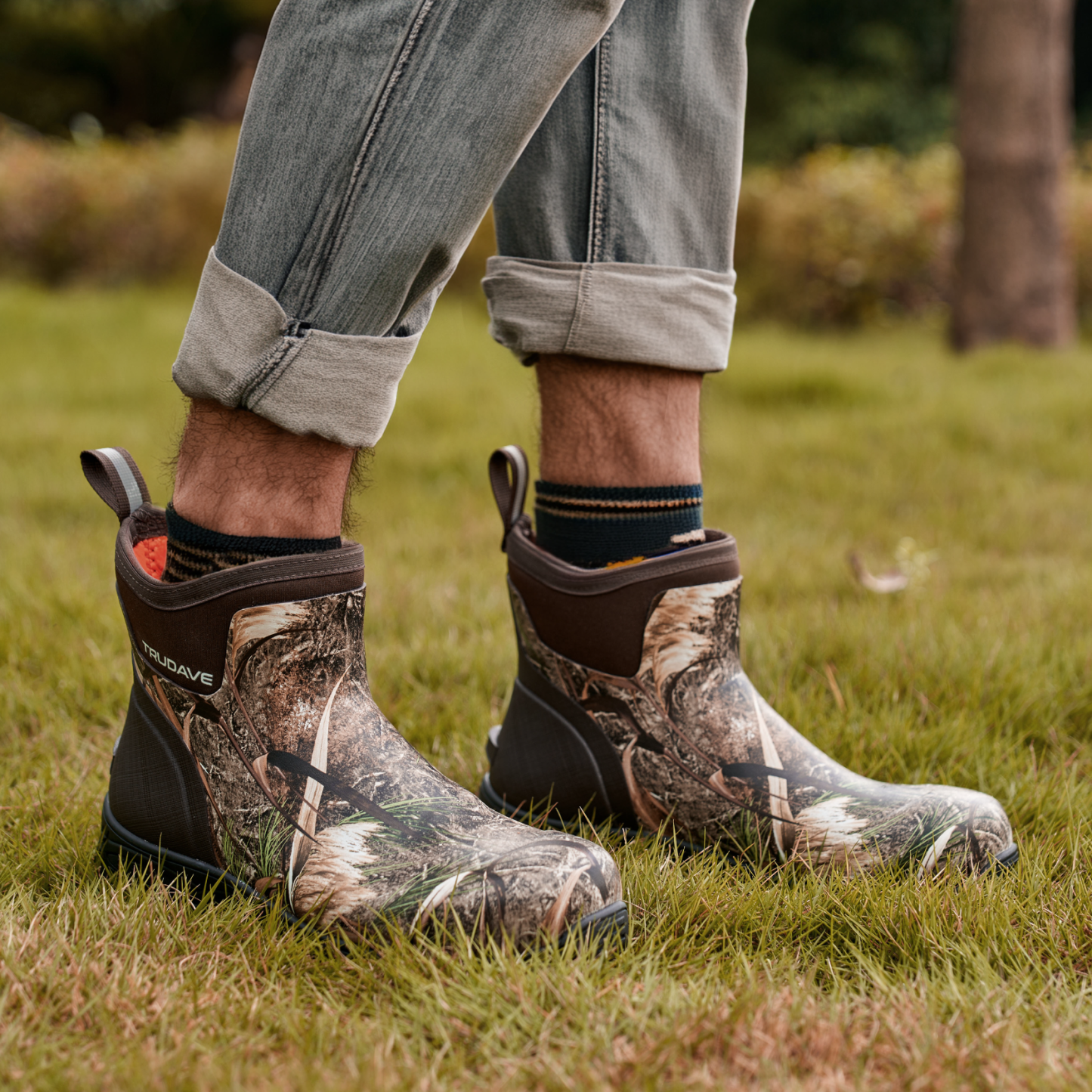 TRUDAVE Rain Boots Waterproof Garden Shoes