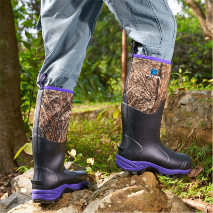 Trudave Tall Rubber Boots For Women With Steel Shank 