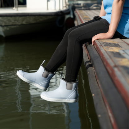 TRUDAVE Women’s Ankle Rain Boots & Rubber Deck Boots 
