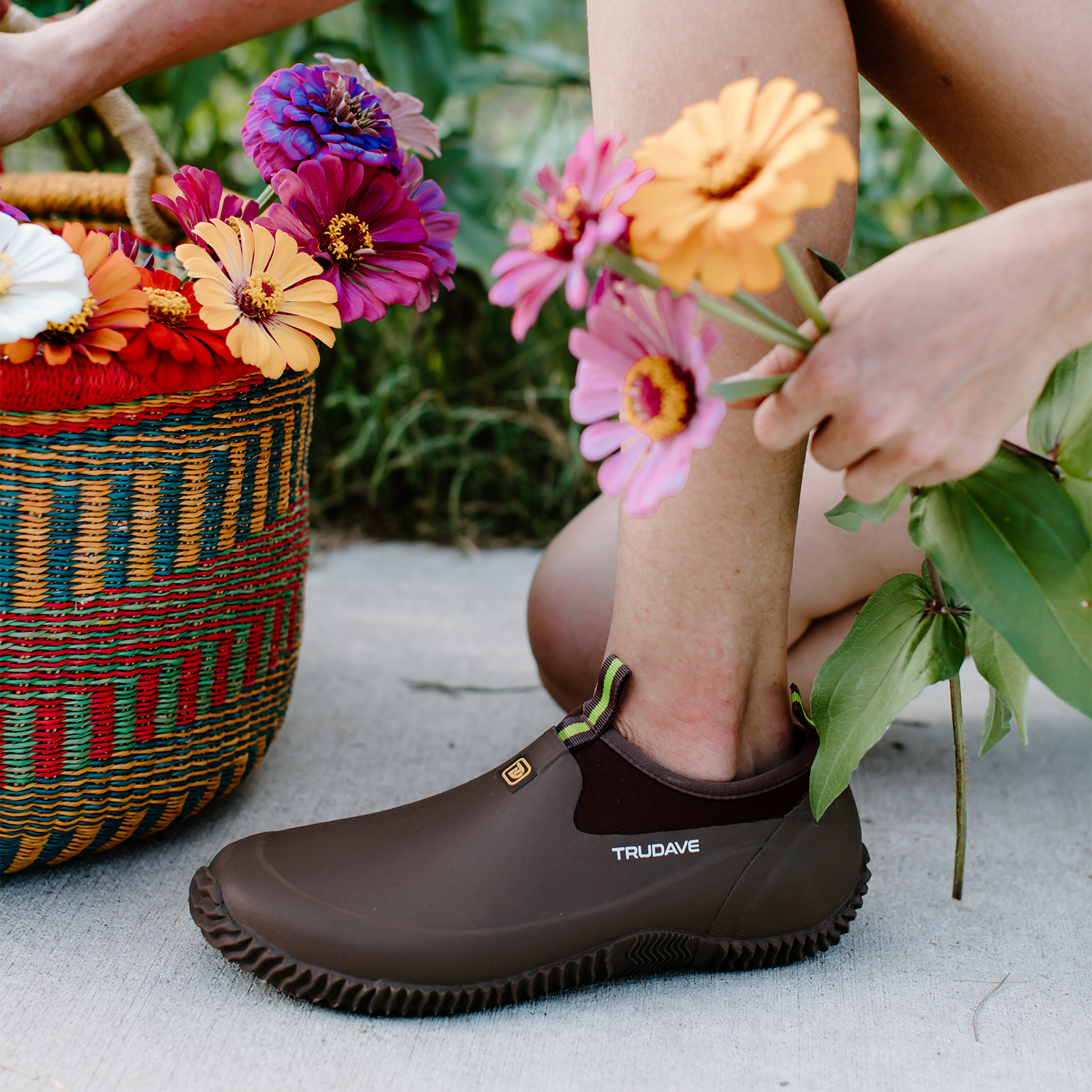 Ladies Garden Shoes LAMB Men Garden Boots - Khaki Low Cut Garden Shoes -  Durable Natural Rubber Gardening Shoes, Waterproof Garden Shoes - Outdoor  Shoes With Steel Shank For Arch Support, Size