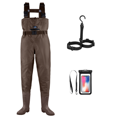 Trudave Fishing Waders with Boots for Men and Women 