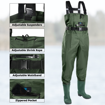 Trudave Fishing Waders with Boots for Men and Women 