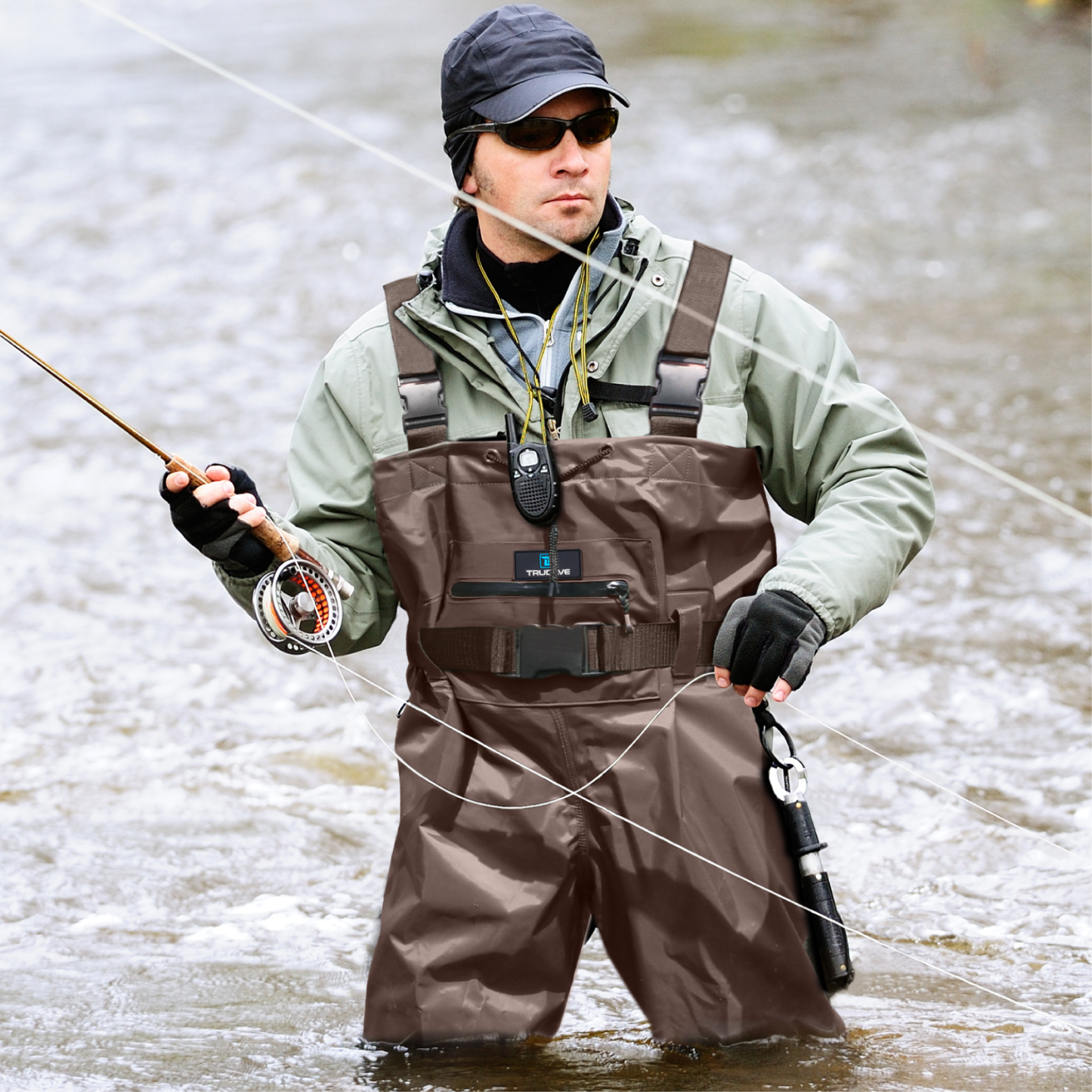 Trudave Fishing Waders with Boots for Men and Women 