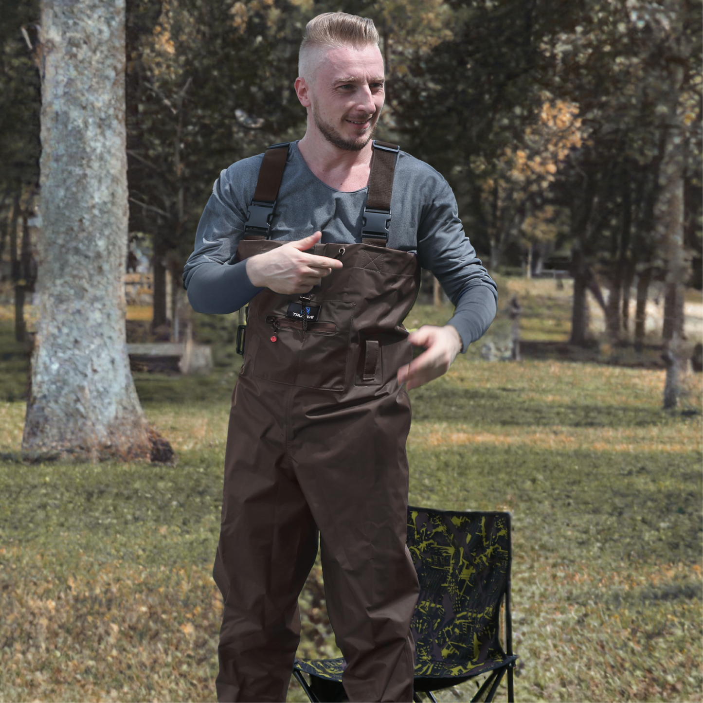 Trudave Fishing Waders with Boots for Men and Women 