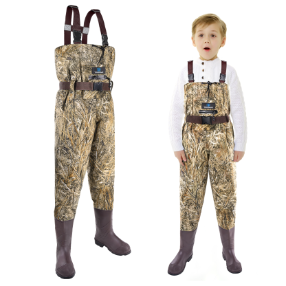 Trudave Lightweight Kids Waders with Boots 