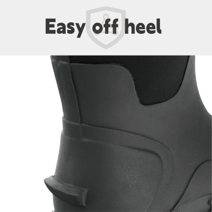 Trudave Rubber Anti-Slip Rain Boots for Gardening and farming