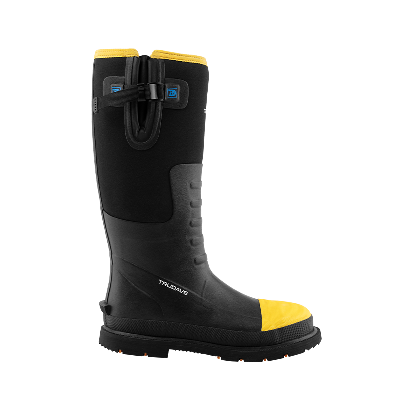 Trudave Steel Toe Rubber Work Boots For Men