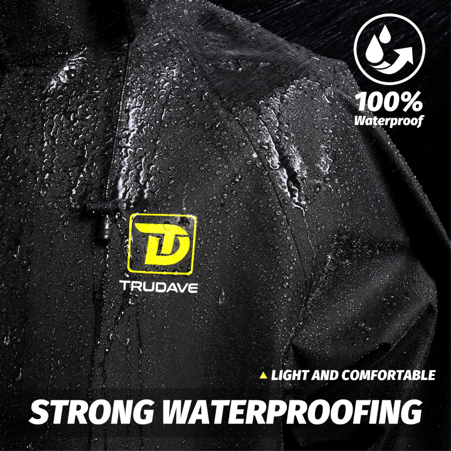 Trudave Waterproof Rain Suits for Men